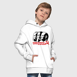 Толстовка оверсайз детская Навстречу будущему СССР, цвет: белый — фото 2