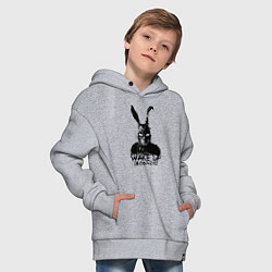 Толстовка оверсайз детская Wake Up 28:06:42:12, цвет: меланж — фото 2