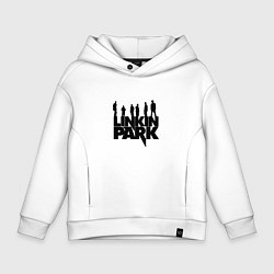 Толстовка оверсайз детская Linkin Park, цвет: белый