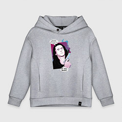Толстовка оверсайз детская Томми Вайсо, цвет: меланж