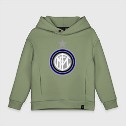 Толстовка оверсайз детская Inter FC, цвет: авокадо