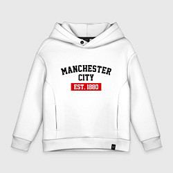 Детское худи оверсайз FC Manchester City Est. 1880