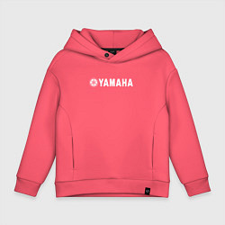 Толстовка оверсайз детская YAMAHA, цвет: коралловый