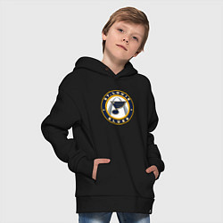 Толстовка оверсайз детская St Louis Blues, цвет: черный — фото 2