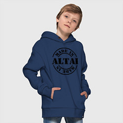 Толстовка оверсайз детская Made in Altai, цвет: тёмно-синий — фото 2