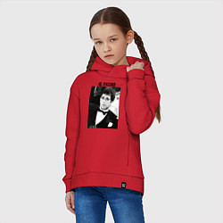 Толстовка оверсайз детская Аль Пачино, цвет: красный — фото 2