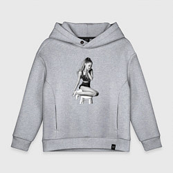 Толстовка оверсайз детская ARIANA GRANDE, цвет: меланж