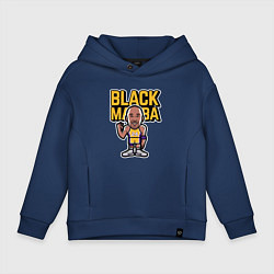 Толстовка оверсайз детская Kobe - Black Mamba, цвет: тёмно-синий
