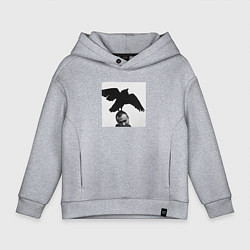 Толстовка оверсайз детская Масло Черного Тмина, цвет: меланж