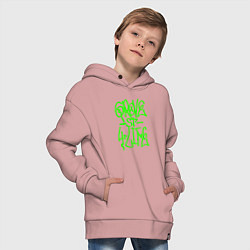 Толстовка оверсайз детская GROVE STREET 4 LIFE, цвет: пыльно-розовый — фото 2