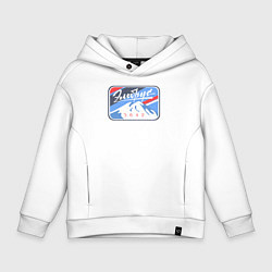 Толстовка оверсайз детская Эльбрус 5642, цвет: белый