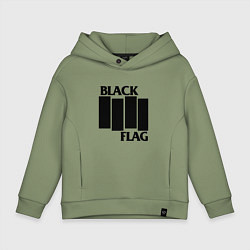 Толстовка оверсайз детская BLACK FLAG, цвет: авокадо