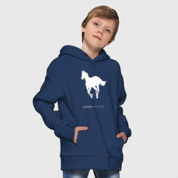 Толстовка оверсайз детская White Pony, цвет: тёмно-синий — фото 2