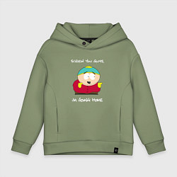Толстовка оверсайз детская ЮЖНЫЙ ПАРК, цвет: авокадо