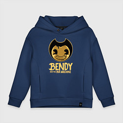 Толстовка оверсайз детская Bendy And The Ink Machine, цвет: тёмно-синий