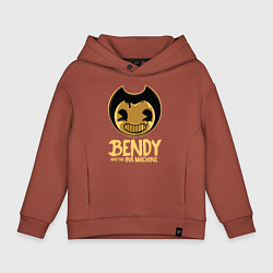 Толстовка оверсайз детская Bendy And The Ink Machine, цвет: кирпичный