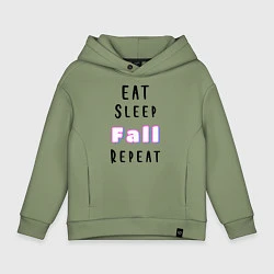 Толстовка оверсайз детская Fall Guys, цвет: авокадо