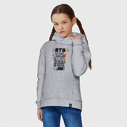 Толстовка оверсайз детская BTS BT21, цвет: меланж — фото 2