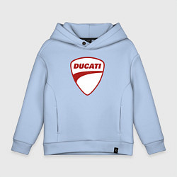 Детское худи оверсайз Ducati Logo Дукати Лого Z