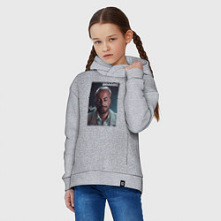 Толстовка оверсайз детская Голяк Brassic Винни, цвет: меланж — фото 2
