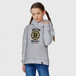 Толстовка оверсайз детская BOSTON BRUINS NHL, цвет: меланж — фото 2