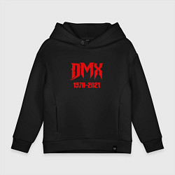 Толстовка оверсайз детская DMX - Rest In Peace, цвет: черный