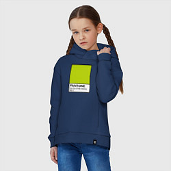 Толстовка оверсайз детская Shrek: Pantone Color, цвет: тёмно-синий — фото 2