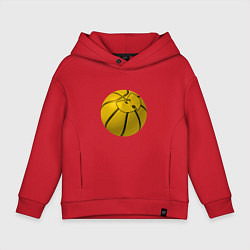 Толстовка оверсайз детская Wu-Tang Basketball, цвет: красный