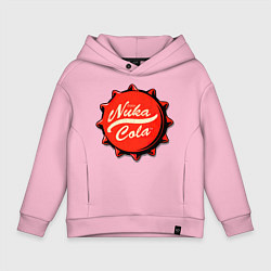 Толстовка оверсайз детская Nuka Cola Fallout, цвет: светло-розовый