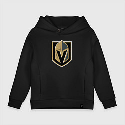 Толстовка оверсайз детская Vegas Golden Knights , Вегас Голден Найтс, цвет: черный