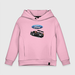 Толстовка оверсайз детская Ford Performance Motorsport, цвет: светло-розовый