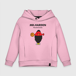 Толстовка оверсайз детская Мистер Харден, цвет: светло-розовый