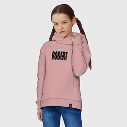 Толстовка оверсайз детская Unreal Robert Нереальный Роберт, цвет: пыльно-розовый — фото 2