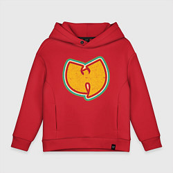 Толстовка оверсайз детская Wu-Tang Colors, цвет: красный