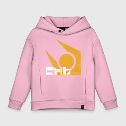 Толстовка оверсайз детская Half life - city 17, цвет: светло-розовый