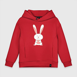 Детское худи оверсайз Smiling Rabbit