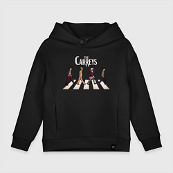 Толстовка оверсайз детская The Carreys, цвет: черный