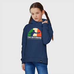 Толстовка оверсайз детская The Notorious, цвет: тёмно-синий — фото 2