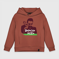 Толстовка оверсайз детская DM portrait, цвет: кирпичный