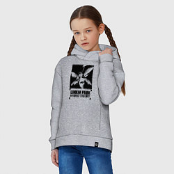 Толстовка оверсайз детская LP Hybrid Theory, цвет: меланж — фото 2