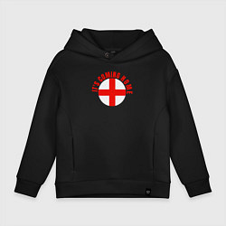 Толстовка оверсайз детская Coming home England, цвет: черный