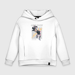 Толстовка оверсайз детская Агент времени, цвет: белый