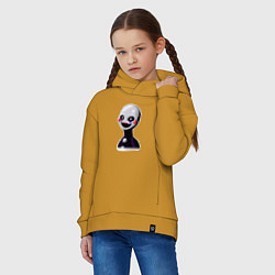 Толстовка оверсайз детская FNAF Марионетка, цвет: горчичный — фото 2