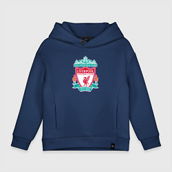 Толстовка оверсайз детская Liverpool fc sport collection, цвет: тёмно-синий