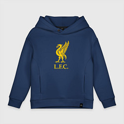 Толстовка оверсайз детская Liverpool sport fc, цвет: тёмно-синий
