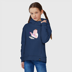 Толстовка оверсайз детская Питер Гриффен с длинными ногтями, цвет: тёмно-синий — фото 2