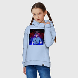 Толстовка оверсайз детская Сага о Винланде, цвет: мягкое небо — фото 2