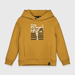 Толстовка оверсайз детская Depeche Mode - SOTU merch, цвет: горчичный