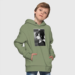 Толстовка оверсайз детская Хоримия Изуми Миямура, цвет: авокадо — фото 2