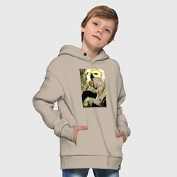 Толстовка оверсайз детская Семь смертных грехов Эсканор, цвет: миндальный — фото 2